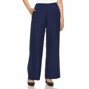 ウォッシャブル ドローストリング ワイドパンツ