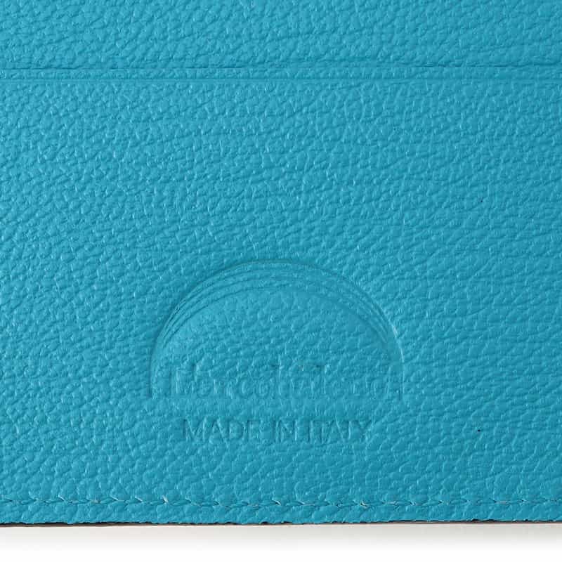 L’ARCOBALENO L'ARCOBALENO＜ラルコバレーノ＞バーニーズ　ニューヨーク限定バイカラー マネークリップ NAVY