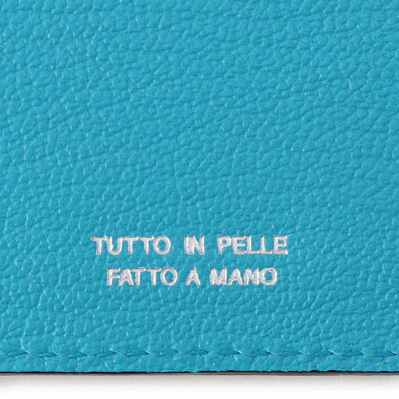 L’ARCOBALENO L'ARCOBALENO＜ラルコバレーノ＞バーニーズ　ニューヨーク限定バイカラー マネークリップ NAVY