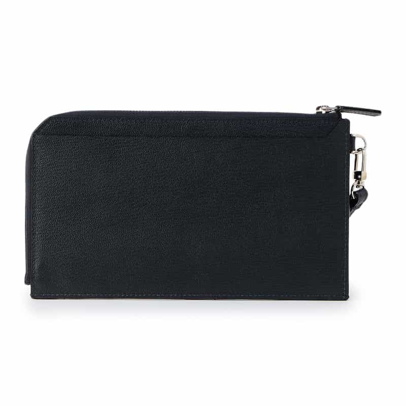 L’ARCOBALENO バーニーズ ニューヨーク限定クラッチバッグ NAVY