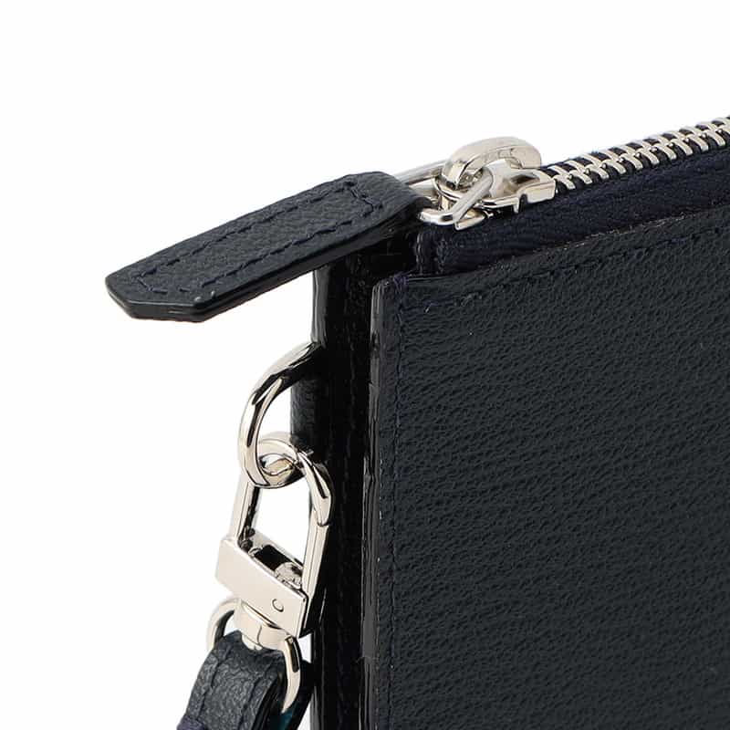 L’ARCOBALENO バーニーズ ニューヨーク限定クラッチバッグ NAVY