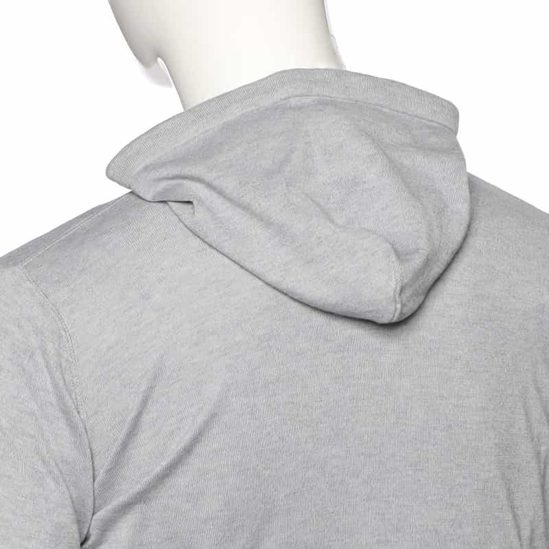 FILIPPO DE LAURENTIIS コットンカシミヤ ジップアップニットブルゾン LIGHT GRAY