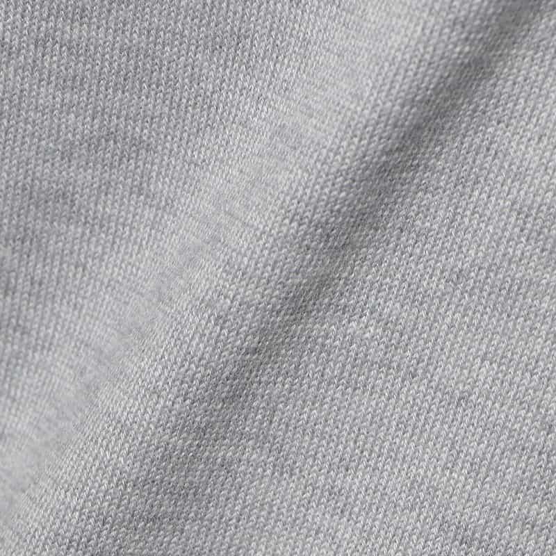 FILIPPO DE LAURENTIIS コットンカシミヤ ジップアップニットブルゾン LIGHT GRAY