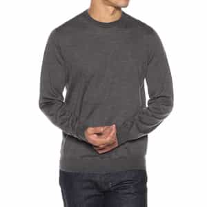 ウールシルクカシミヤ クルーネックニットプルオーバー