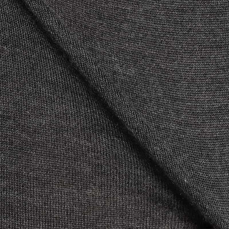 FILIPPO DE LAURENTIIS ウールシルクカシミヤ クルーネックニットプルオーバー GRAY