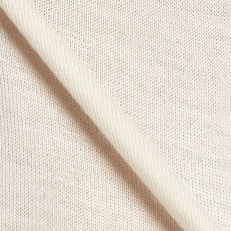 FILIPPO DE LAURENTIIS FILIPPO DE LAURENTIIS <フィリップ デ ローレンティス> / ウールシルクカシミヤ ロングスリーブ モックネックニットプルオーバー IVORY