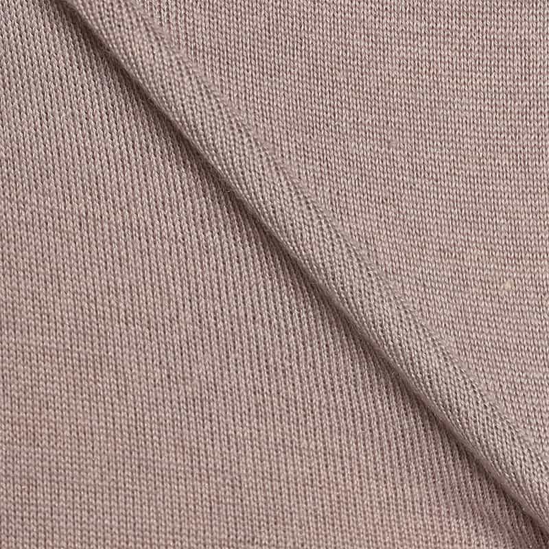 FILIPPO DE LAURENTIIS FILIPPO DE LAURENTIIS <フィリップ デ ローレンティス> / ウールシルクカシミヤ ロングスリーブ モックネックニットプルオーバー BEIGE