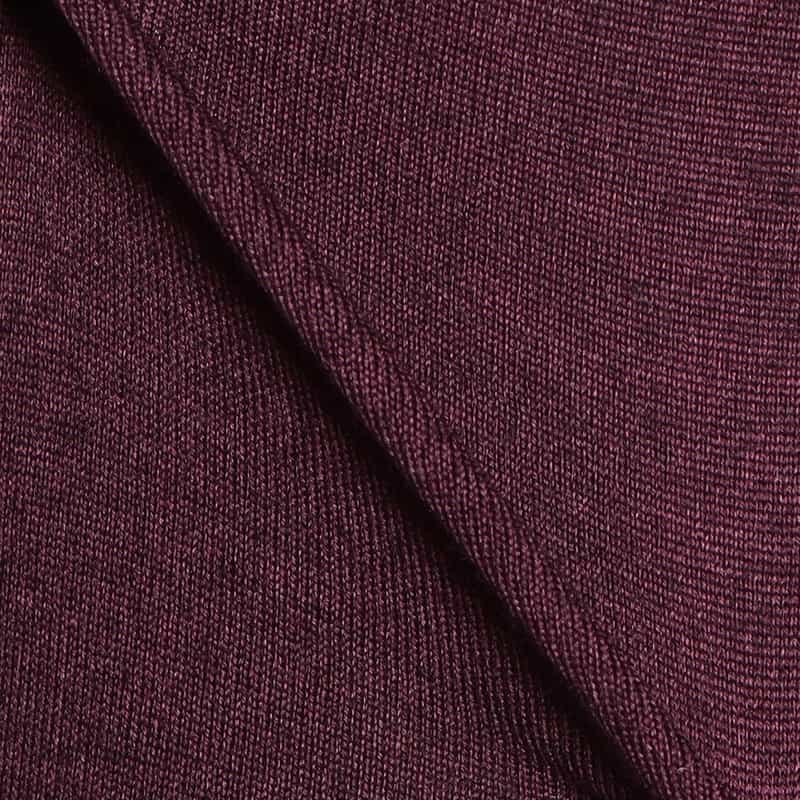 CRUCIANI Vネック ウールニットプルオーバー WINE