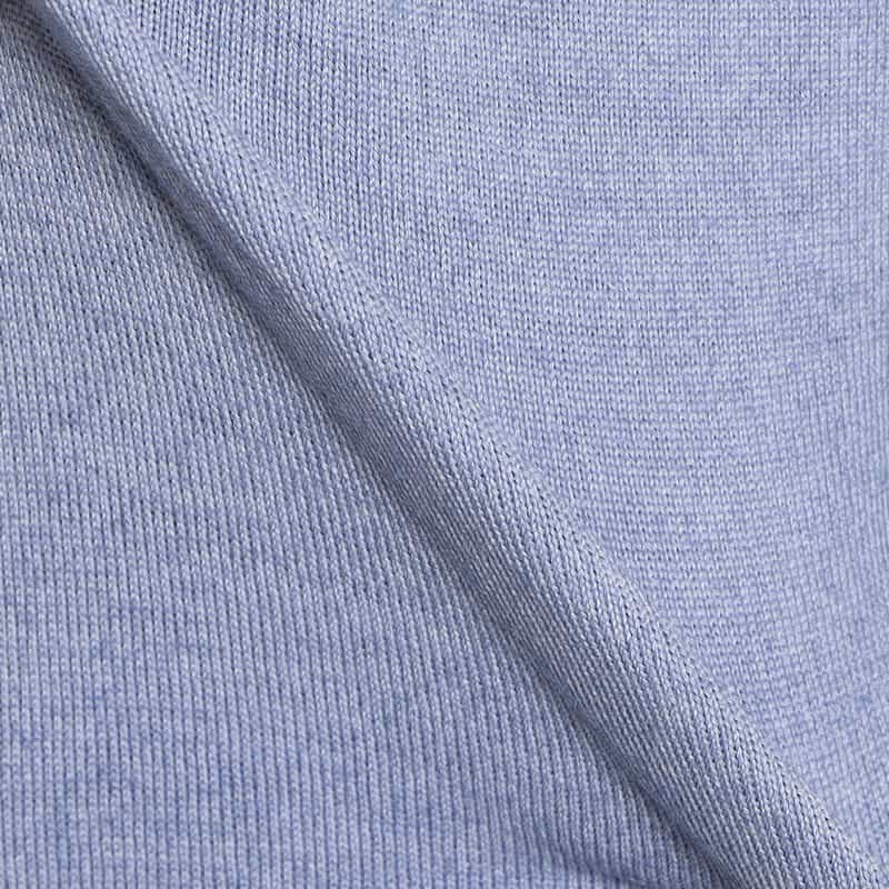 CRUCIANI モックネック ウールニットプルオーバー LIGHT BLUE