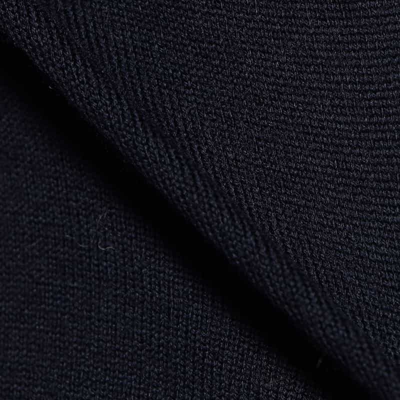 GRANSASSO ウール素材ボタンレス ニットカーディガン NAVY