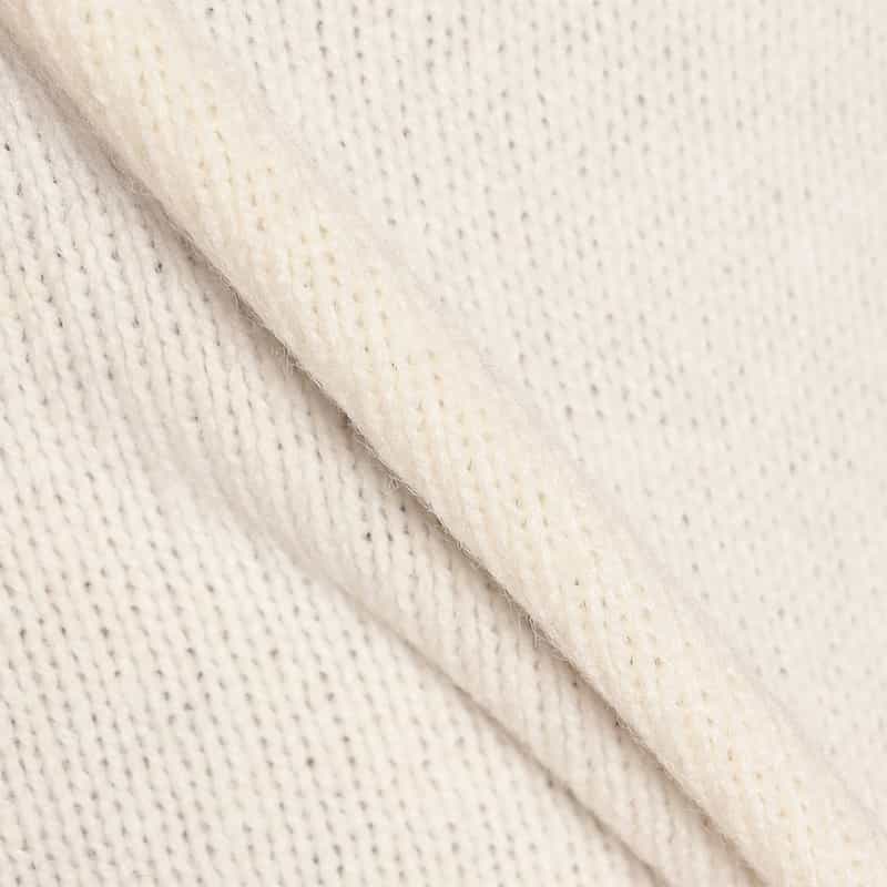 GRANSASSO ウール Vネックニットカーディガン WHITE