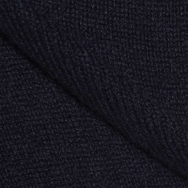 GRANSASSO ウール Vネックニットカーディガン NAVY