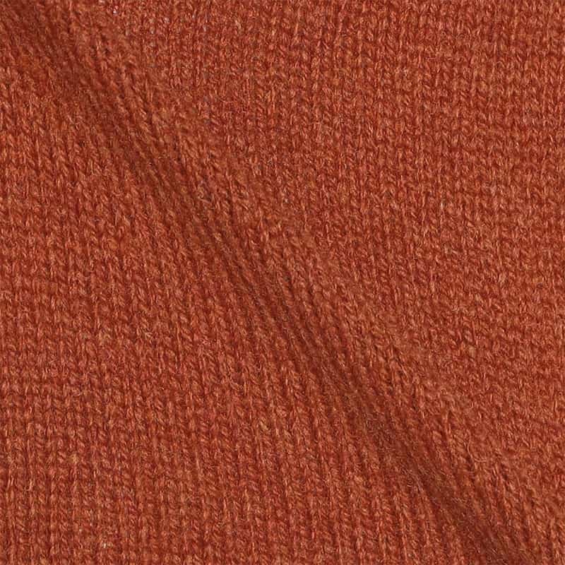 GRANSASSO ウール Vネックニットカーディガン ORANGE