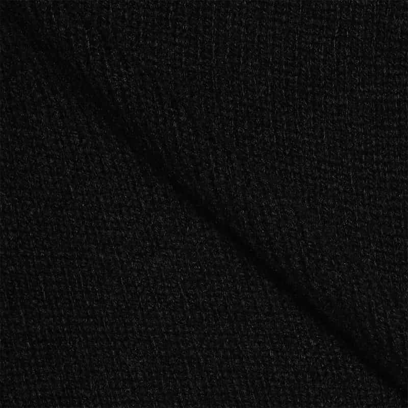 GRANSASSO ウール Vネックニットカーディガン BLACK