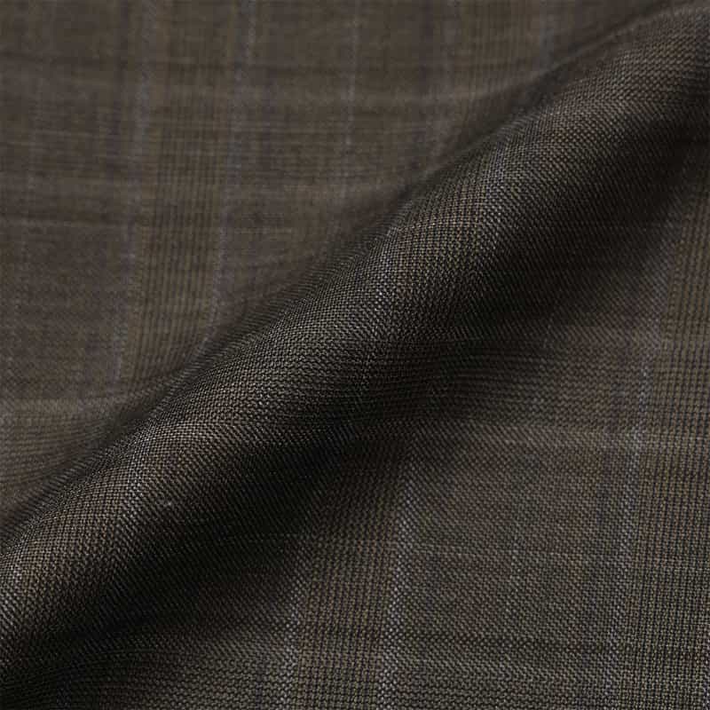 BARNEYS NEW YORK チェック柄スーツ BROWN