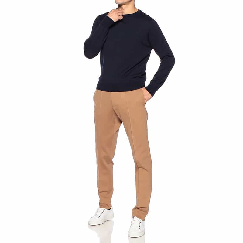 GIABSARCHIVIO ドローストリングパンツ "MASACCIO" CAMEL