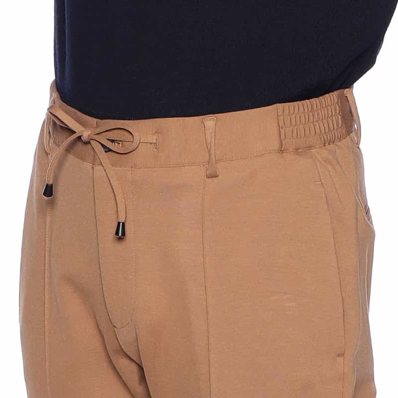 GIABSARCHIVIO ドローストリングパンツ "MASACCIO" CAMEL