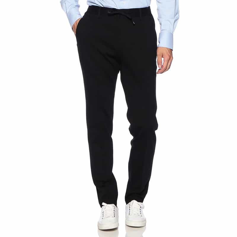 GIABSARCHIVIO ドローストリングパンツ "MASACCIO" BLACK