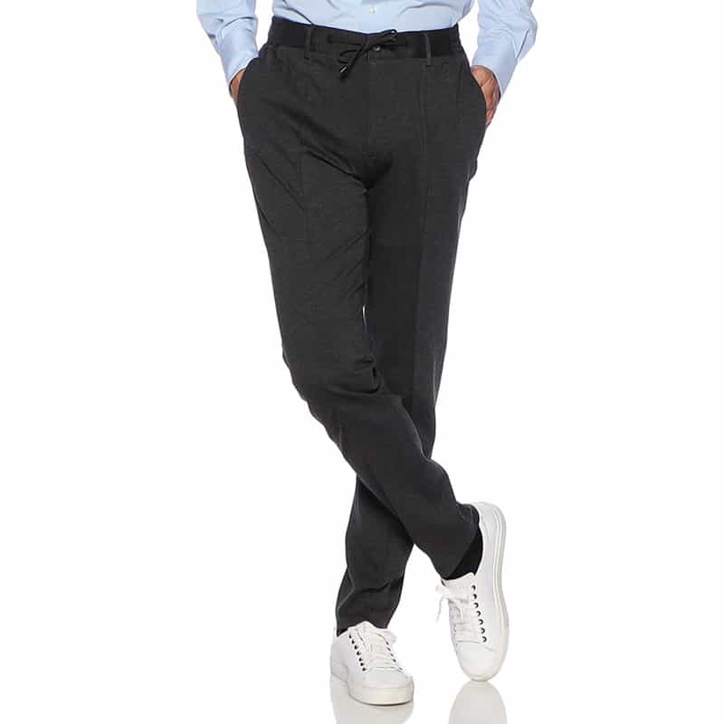 GIABSARCHIVIO ドローストリングパンツ "MASACCIO" DARK GRAY