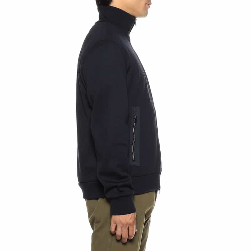 HERNO ジップアップニットブルゾン NAVY