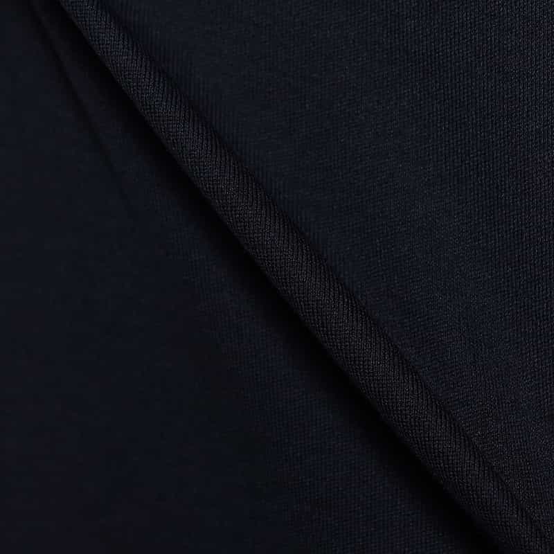 HERNO バイカラーリブ ロングスリーブTシャツ NAVY