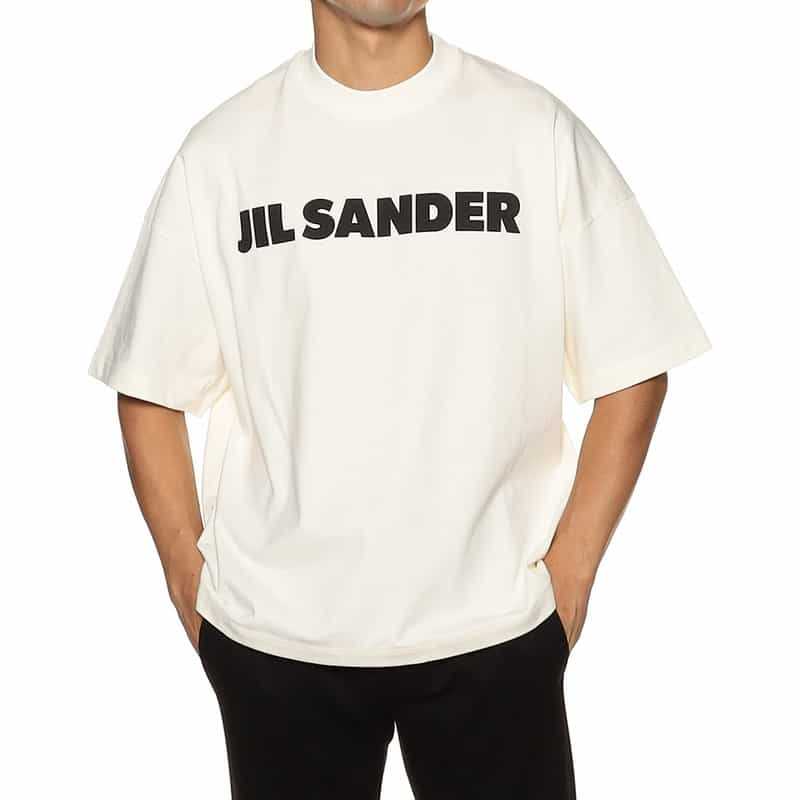 JIL SANDER プリントロゴTシャツ WHITE