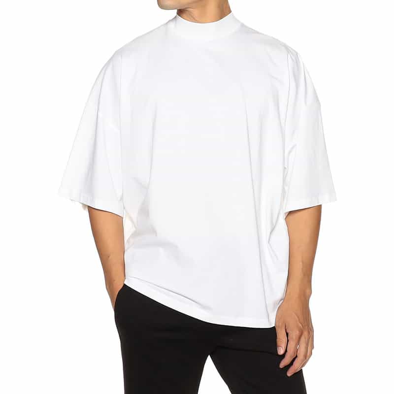 JIL SANDER JIL SANDER＜ジル サンダー＞ハイネックTシャツ WHITE