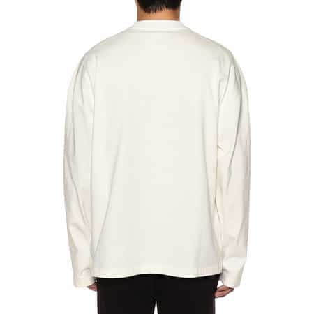 新品 XL/XXL JIL SANDER 胸ロゴ長袖Tシャツ 5963 6042 Jil Sander ジルサンダー Tシャツ 長袖 クルーネック ロゴ (Jil