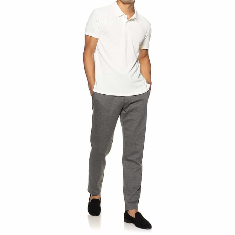 BERNARDO GIUSTI バーニーズ　ニューヨーク限定レーヨンジャージーパンツ GRAY