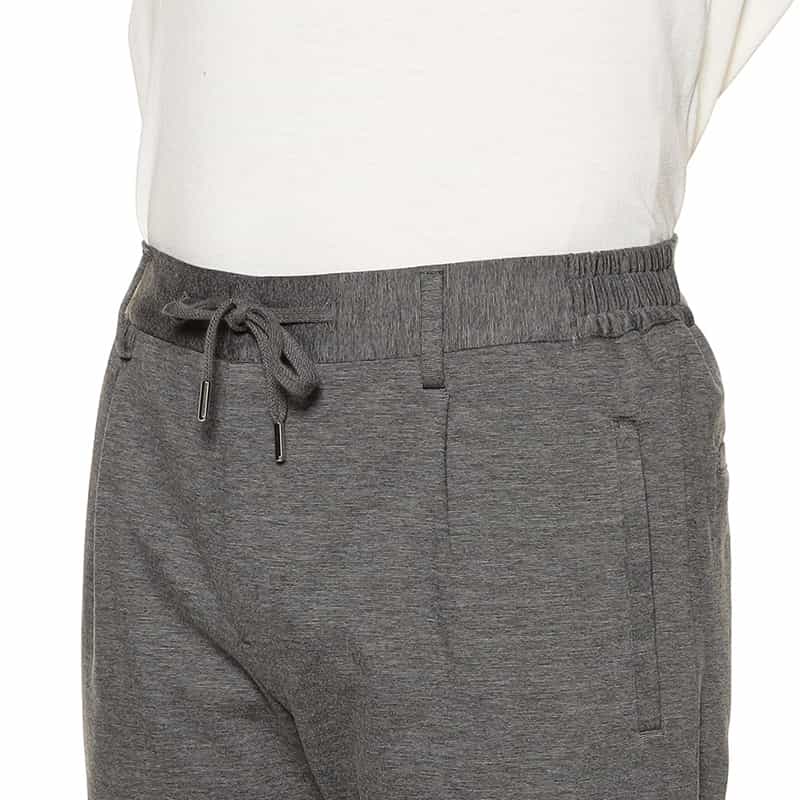 BERNARDO GIUSTI バーニーズ　ニューヨーク限定レーヨンジャージーパンツ GRAY