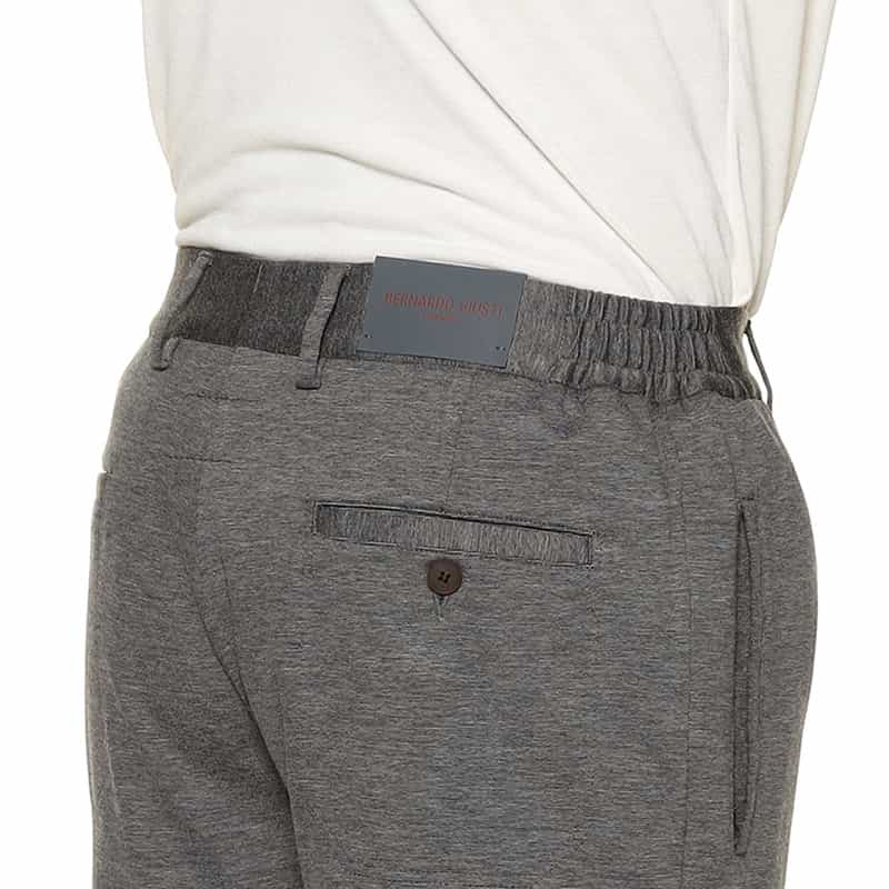 BERNARDO GIUSTI バーニーズ　ニューヨーク限定レーヨンジャージーパンツ GRAY