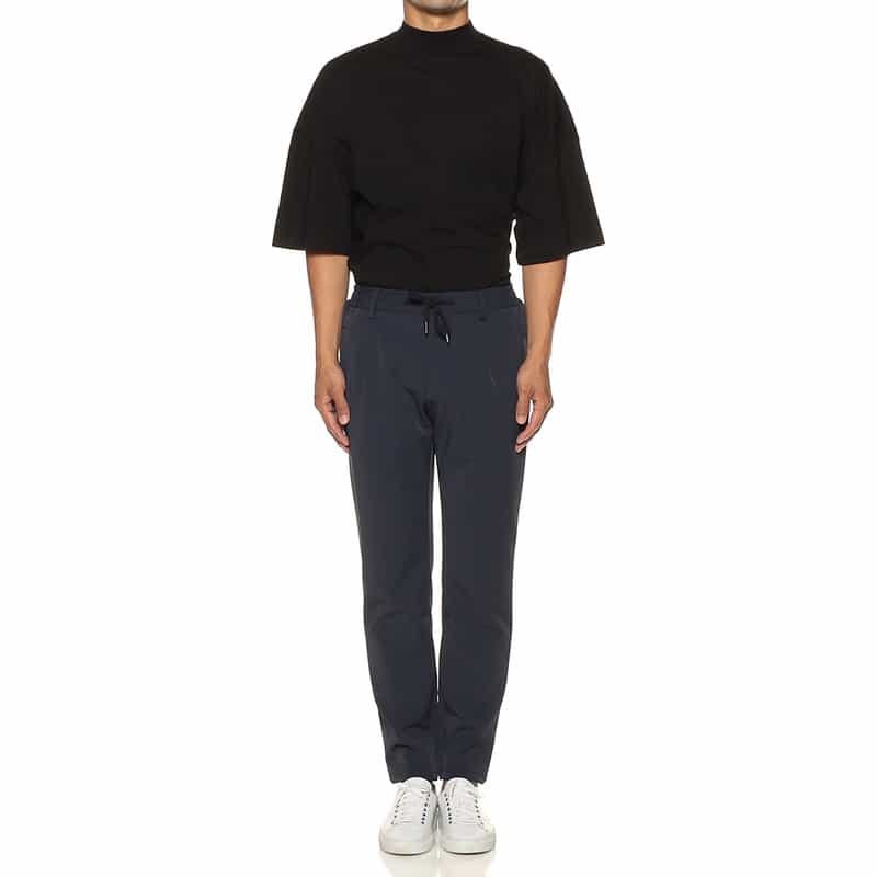 BERNARDO GIUSTI バーニーズ　ニューヨーク限定ジャージーパンツ NAVY