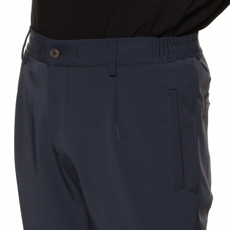 BERNARDO GIUSTI バーニーズ　ニューヨーク限定ジャージーパンツ NAVY