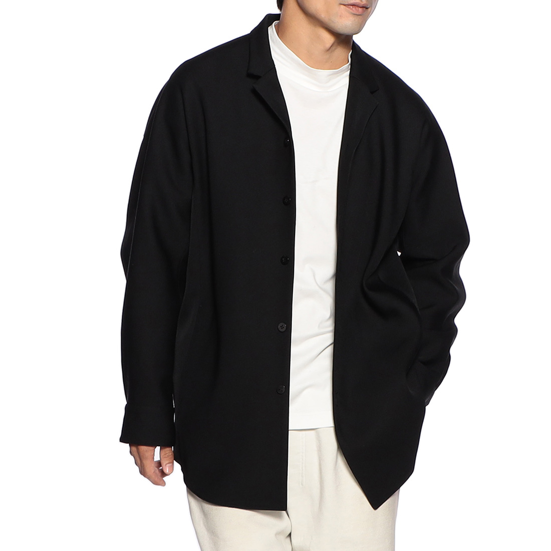 バーニーズ　ニューヨーク限定ドルマンスリーブシャツ