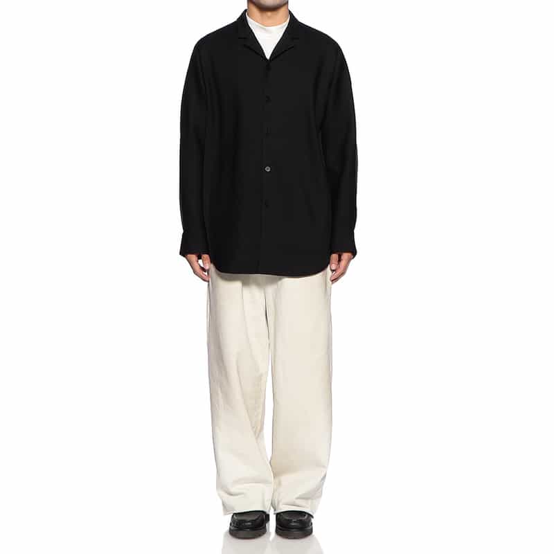 OVERCOAT バーニーズ　ニューヨーク限定ドルマンスリーブシャツ BLACK