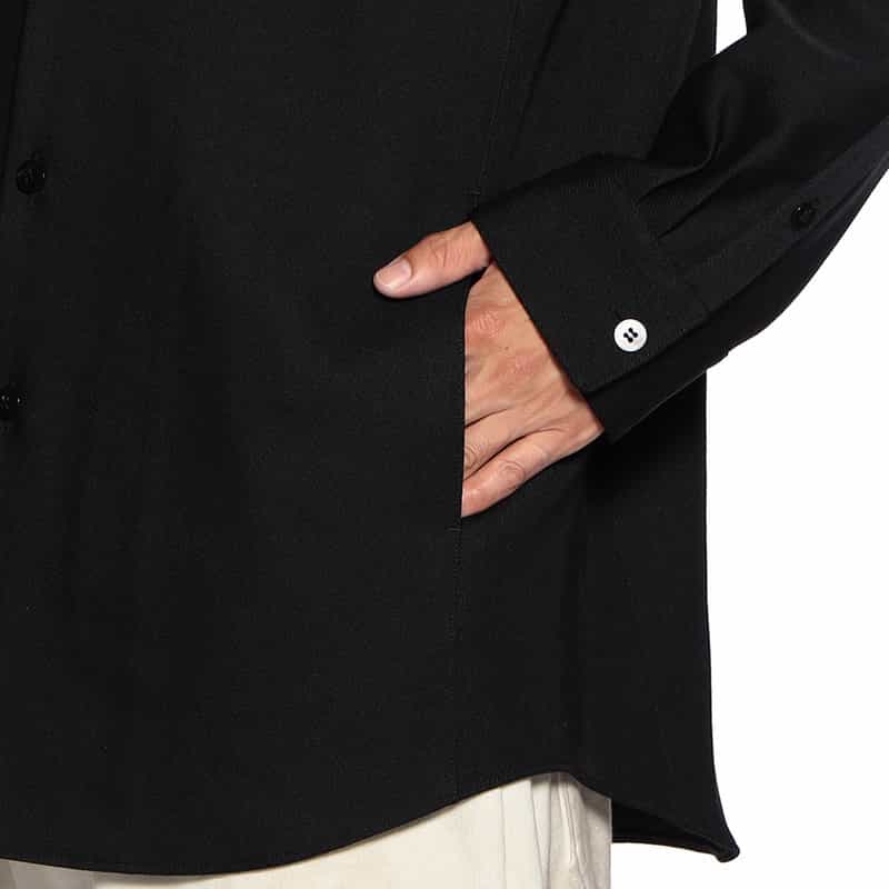 OVERCOAT バーニーズ　ニューヨーク限定ドルマンスリーブシャツ BLACK