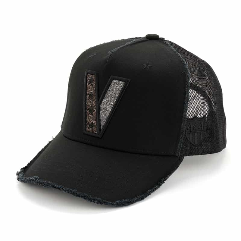 YOSHINORI KOTAKE DESIGN ベースボールキャップ "V" BLACK