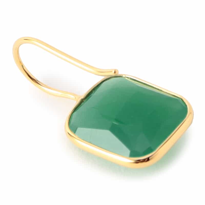 LA SOEUR 限定ピアス （クリソプレーズカルセドニー） NONE