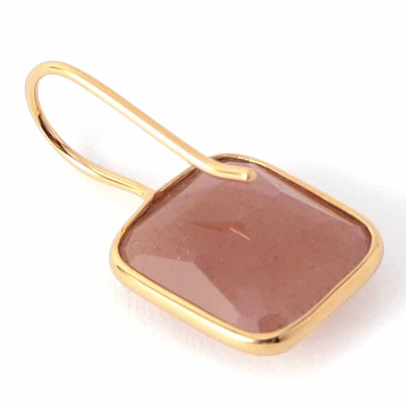 LA SOEUR LA SOEUR＜ラ スール＞バーニーズ　ニューヨーク限定ピアス （ピーチムーンストーン） NONE