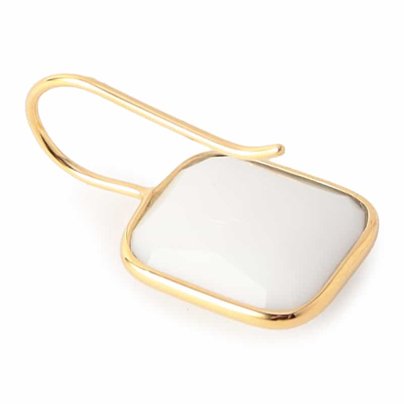 LA SOEUR LA SOEUR＜ラ スール＞バーニーズ　ニューヨーク限定ピアス （ホワイトクォーツ） NONE