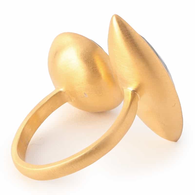 LA SOEUR LA SOEUR<ラ スール>バーニーズ ニューヨーク限定リング (ラブラドライト×マラカイト) NONE