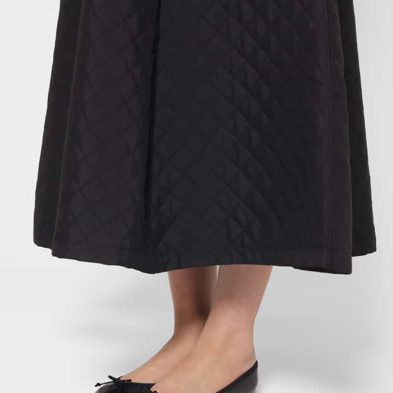 BARNEYS NEW YORK 異素材コンビネーションドレス OFF WHITE