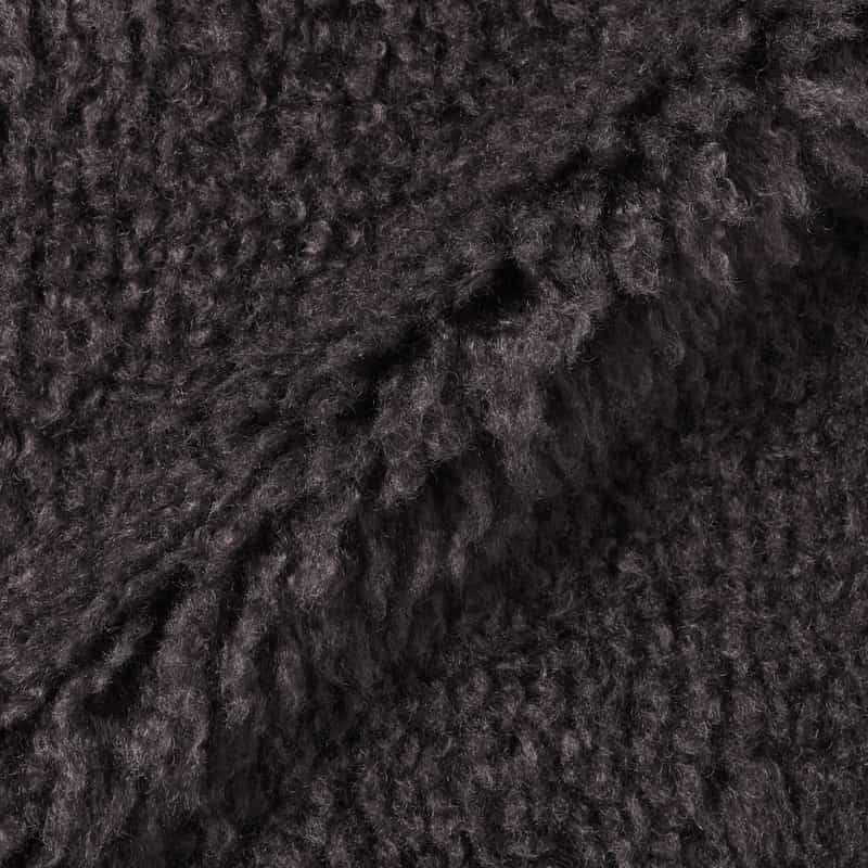 BARNEYS NEW YORK フェイクファー バルーンシルエットショートジレ GRAY