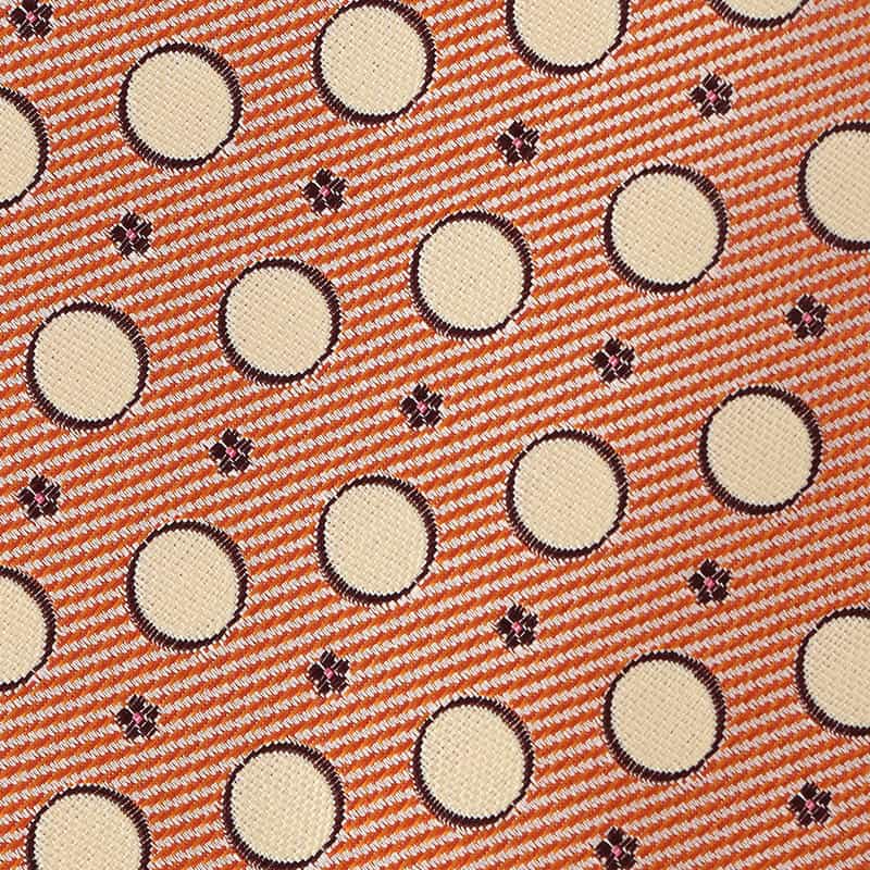 BARNEYS NEW YORK 小紋柄タイ ORANGE