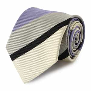 ストライプ柄タイ