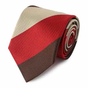ストライプ柄タイ