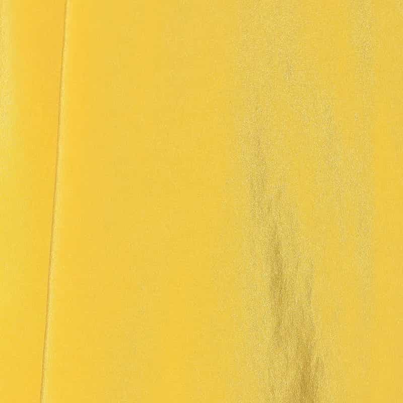 BARNEYS NEW YORK ウォッシャブル タックフレアスカート YELLOW