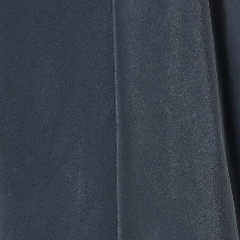 BARNEYS NEW YORK ウォッシャブル タックフレアスカート BLUE GRAY
