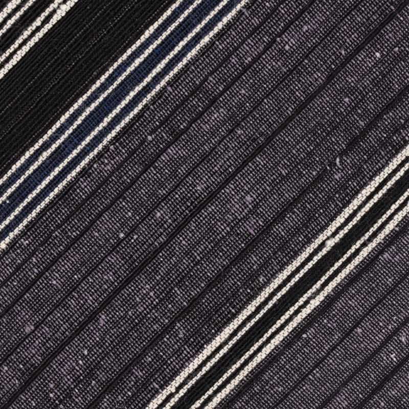 BARNEYS NEW YORK ストライプ柄タイ PURPLE