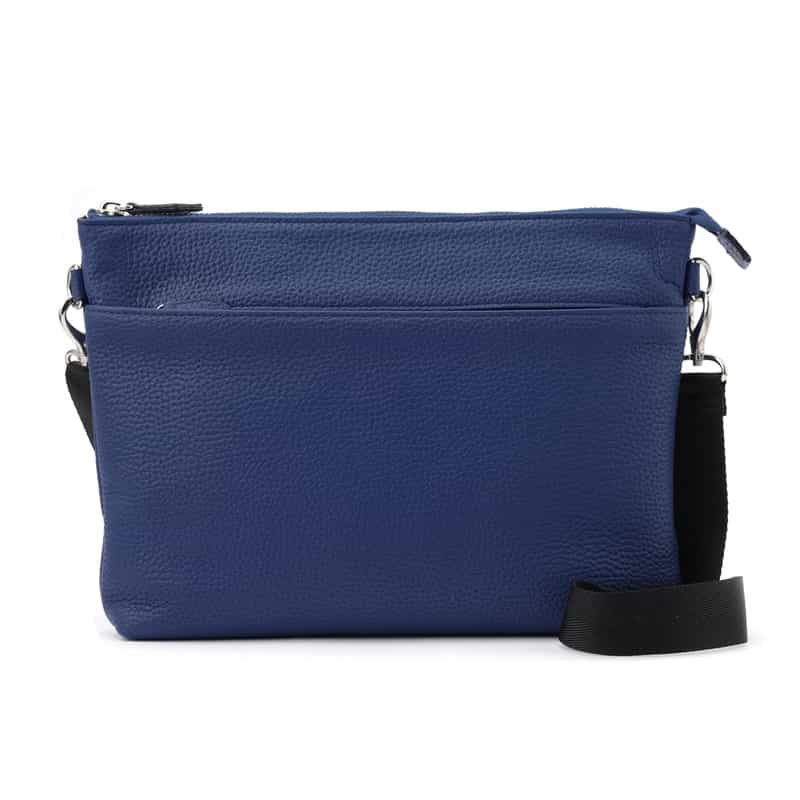 BARNEYS NEW YORK 2WAYレザーミニショルダーバッグ BLUE